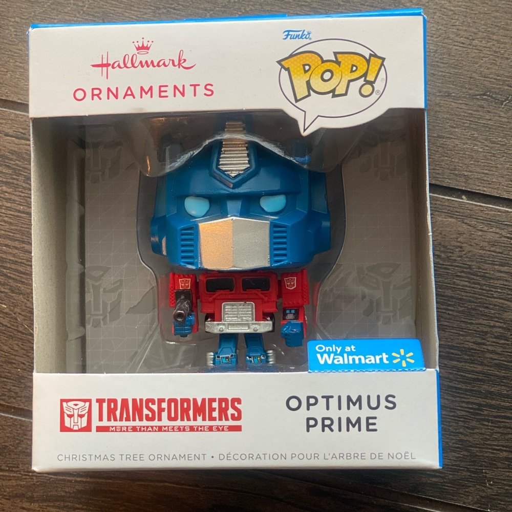 TRANSFORMERS OPTIMUS PRIME ORNAMENT HALLMARK POP! CHRISTMAS NEW